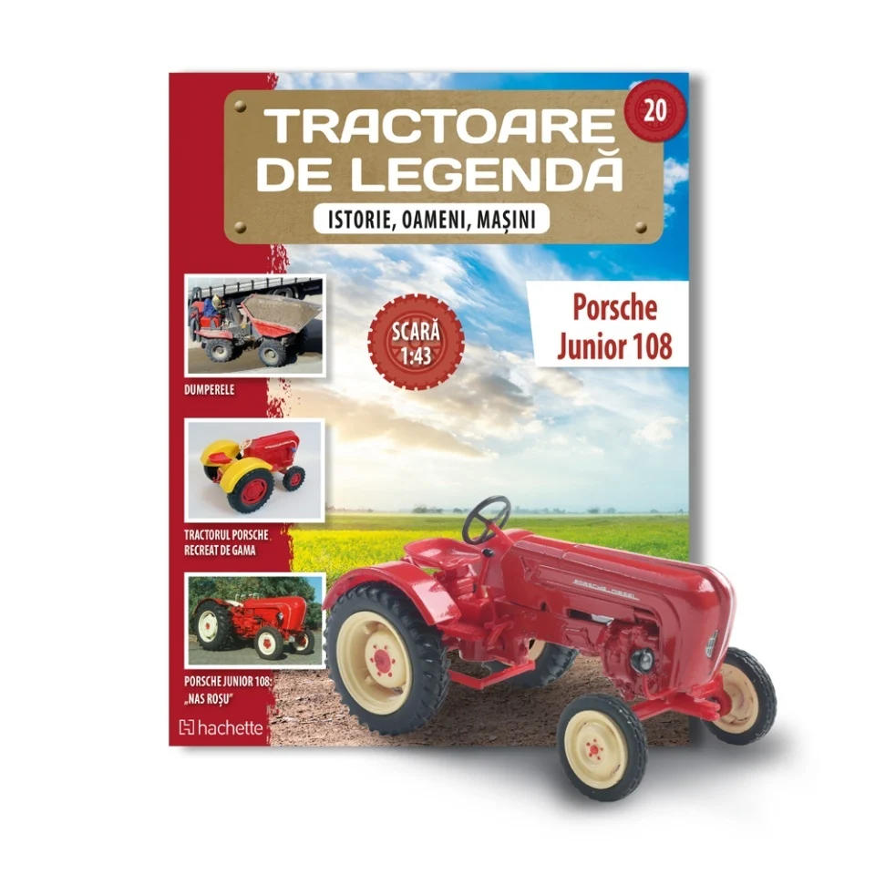 Macheta tractor Porsche Junior 108 - Marea Britanie nr.20, scara 1:43 Hachette