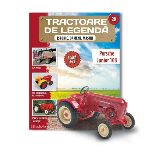 Macheta tractor Porsche Junior 108 - Marea Britanie nr.20, scara 1:43 Hachette