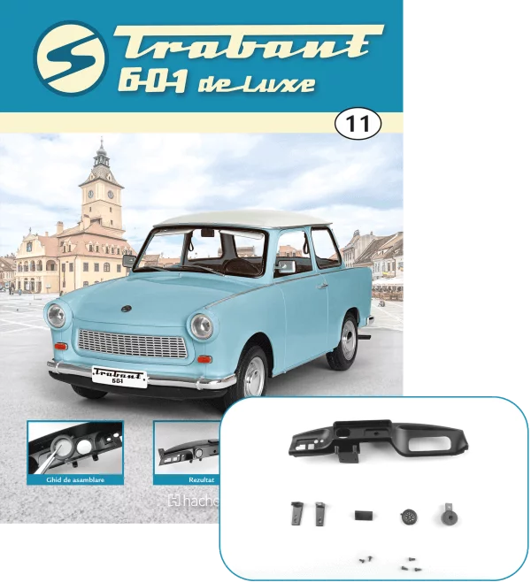 Macheta auto Trabant 601 de Luxe KIT nr.11, scara 1:8 Hachette