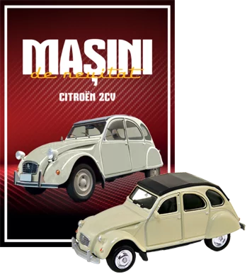 Macheta auto Citroen 2CV Nr.18, 1:60 Masini de Neuitat Libertatea