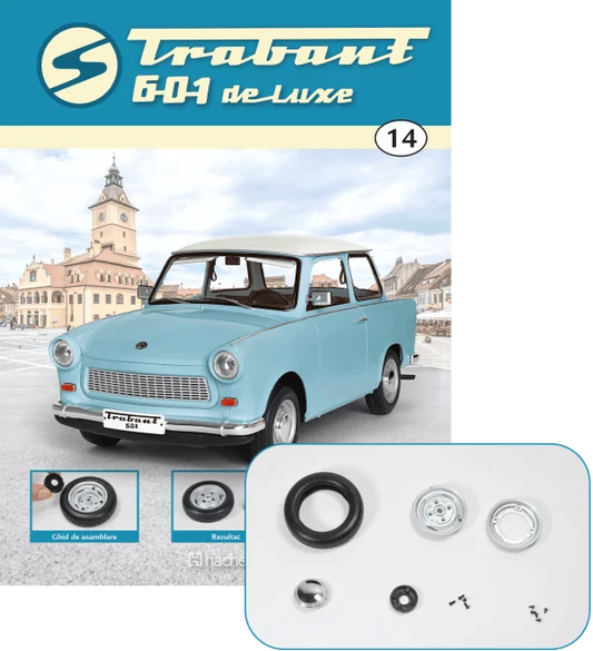 Macheta auto Trabant 601 de Luxe KIT nr.14, scara 1:8 Hachette