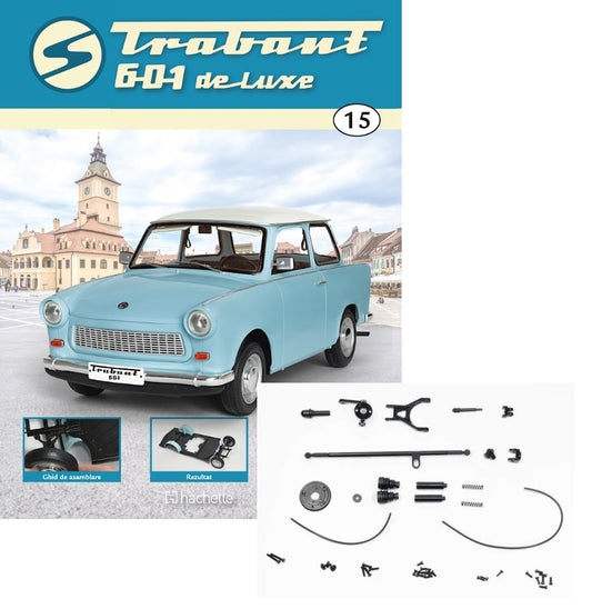 Macheta auto Trabant 601 de Luxe KIT nr.15, scara 1:8 Hachette