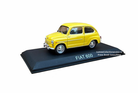 Macheta auto Fiat 600 Nr.24 Editia 2, 1:43 Masini de Legenda DeAgostini