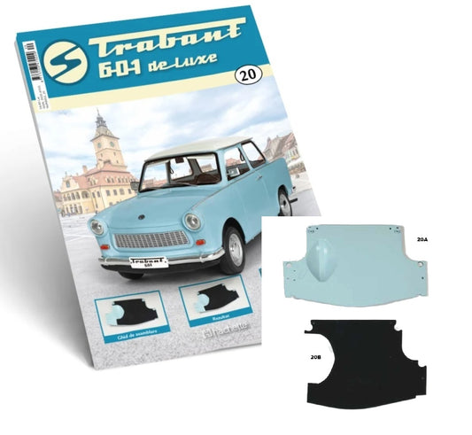 Macheta auto Trabant 601 de Luxe KIT nr.20, scara 1:8 Hachette