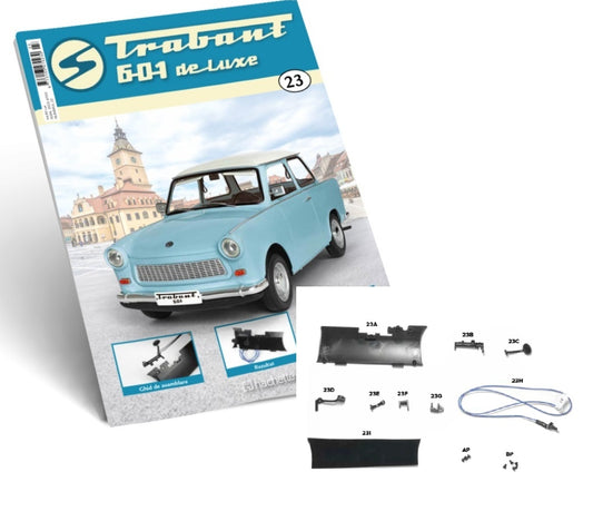 Macheta auto Trabant 601 de Luxe KIT nr.23, scara 1:8 Hachette