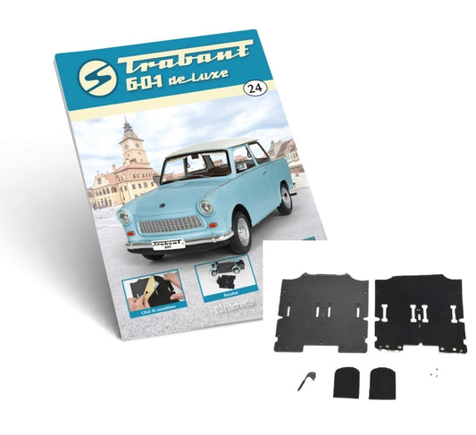 Macheta auto Trabant 601 de Luxe KIT nr.24, scara 1:8 Hachette