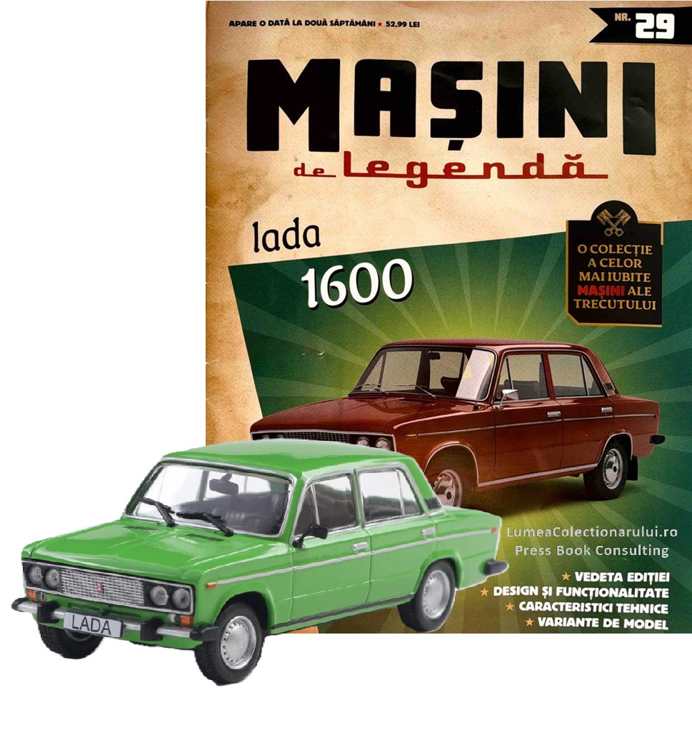 Macheta auto Lada 1600 (2106) Nr.29 Editia 2, 1:43 Masini de Legenda DeAgostini