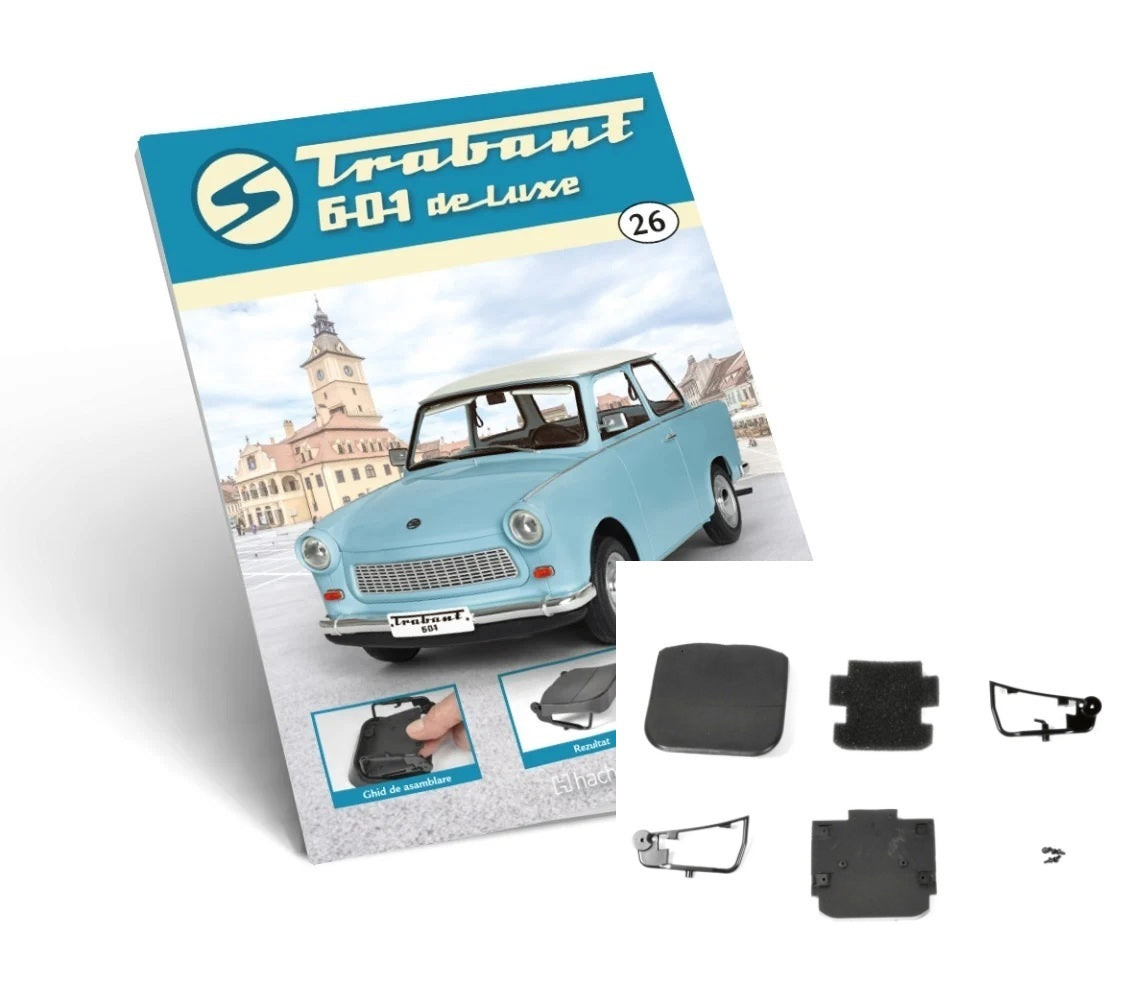 Macheta auto Trabant 601 de Luxe KIT nr.26, scara 1:8 Hachette