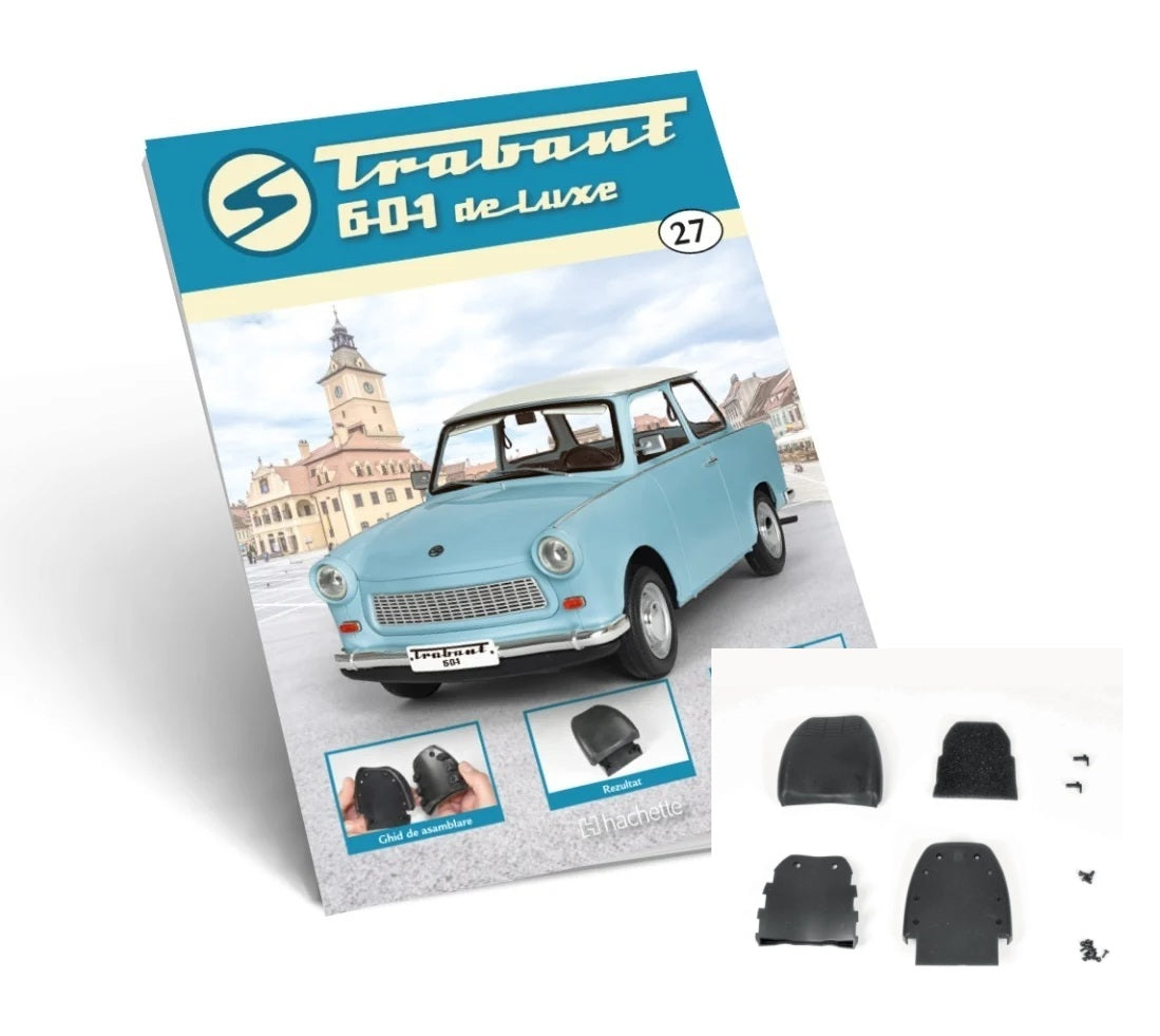 Macheta auto Trabant 601 de Luxe KIT nr.27, scara 1:8 Hachette