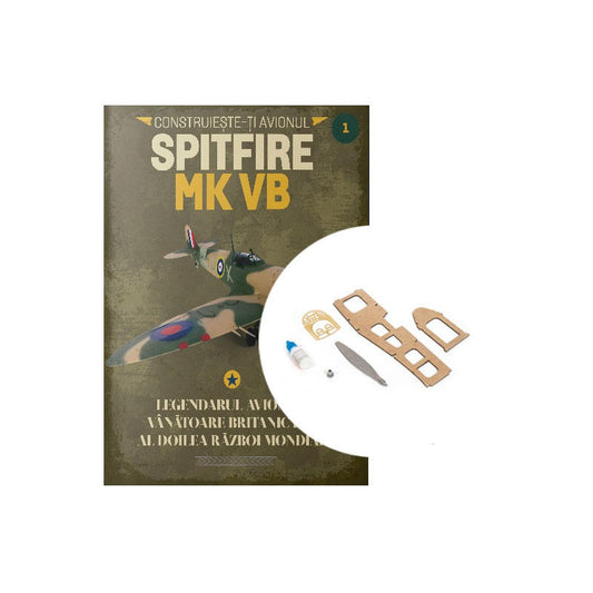 Macheta avion Spitfire MK VB KIT nr 1, 1:12 Libertatea