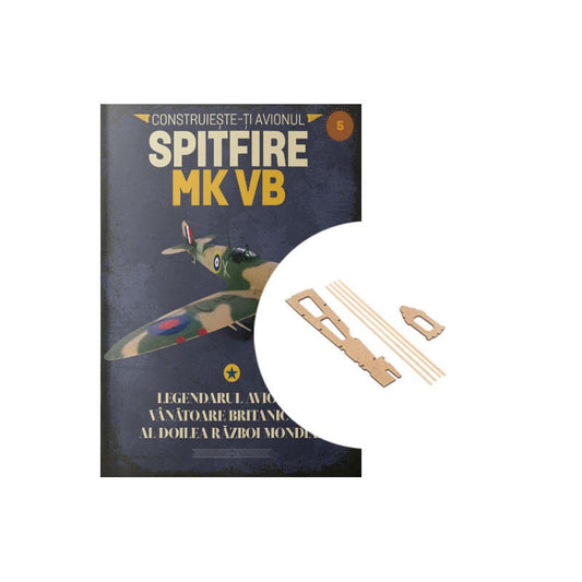 Macheta avion Spitfire MK VB KIT nr 5, 1:12 Libertatea
