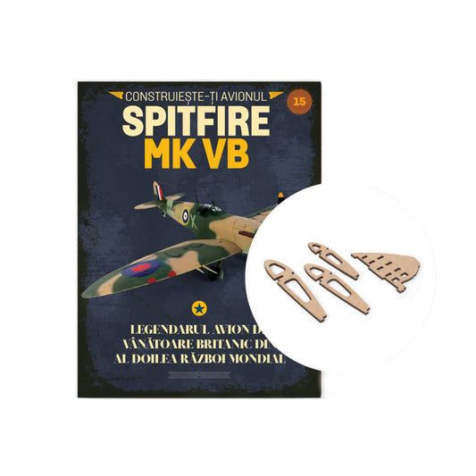 Macheta avion Spitfire MK VB KIT nr 15, 1:12 Libertatea