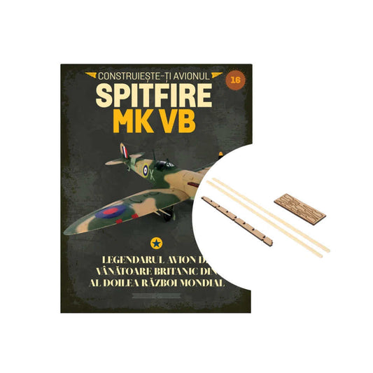 Macheta avion Spitfire MK VB KIT nr 16, 1:12 Libertatea