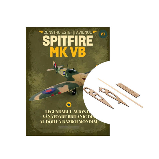 Macheta avion Spitfire MK VB KIT nr 21, 1:12 Libertatea