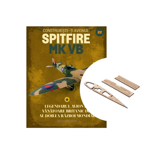 Macheta avion Spitfire MK VB KIT nr 23, 1:12 Libertatea