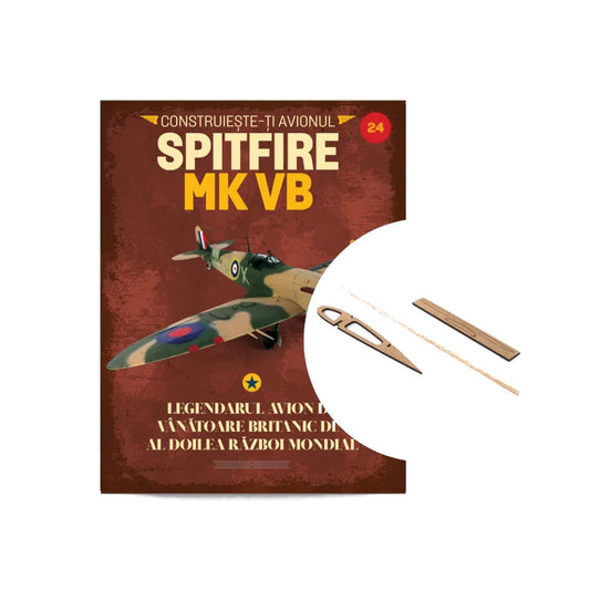Macheta avion Spitfire MK VB KIT nr 24, 1:12 Libertatea