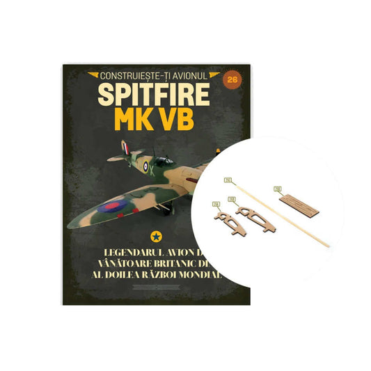 Macheta avion Spitfire MK VB KIT nr 26, 1:12 Libertatea
