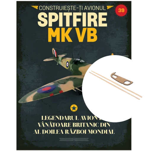 Macheta avion Spitfire MK VB KIT nr 39, 1:12 Libertatea
