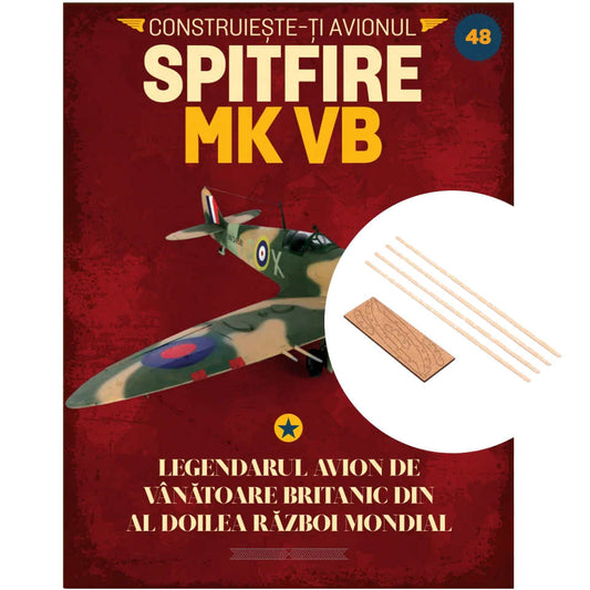 Macheta avion Spitfire MK VB KIT nr 48, 1:12 Libertatea