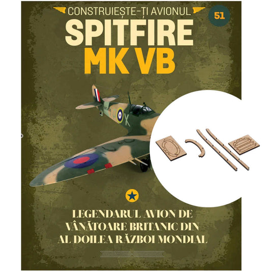 Macheta avion Spitfire MK VB KIT nr 51, 1:12 Libertatea