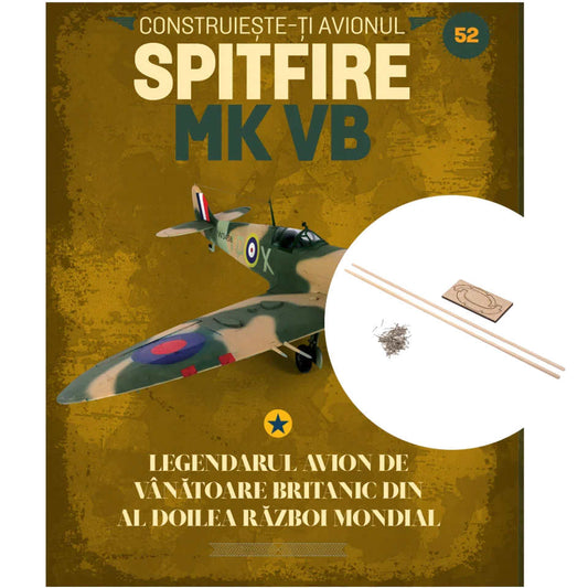 Macheta avion Spitfire MK VB KIT nr 52, 1:12 Libertatea