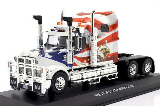 Macheta camion Western Star 4900 American Eagle 2015, 1:43 Magazine Models