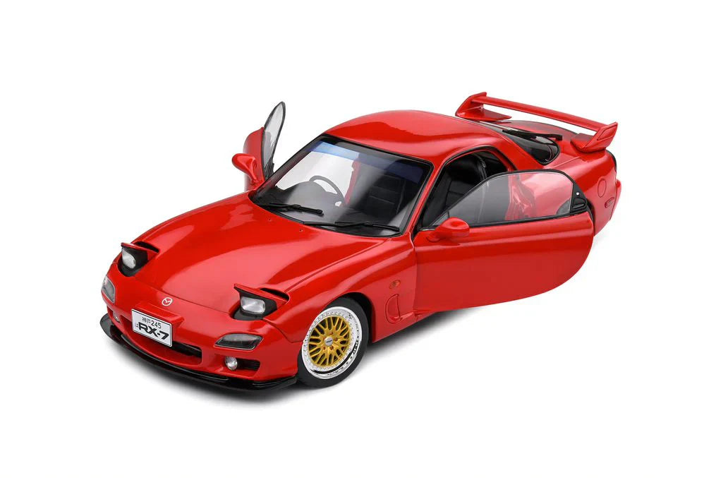 Macheta auto Mazda RX7 (1994) rosu 1:18 Solido