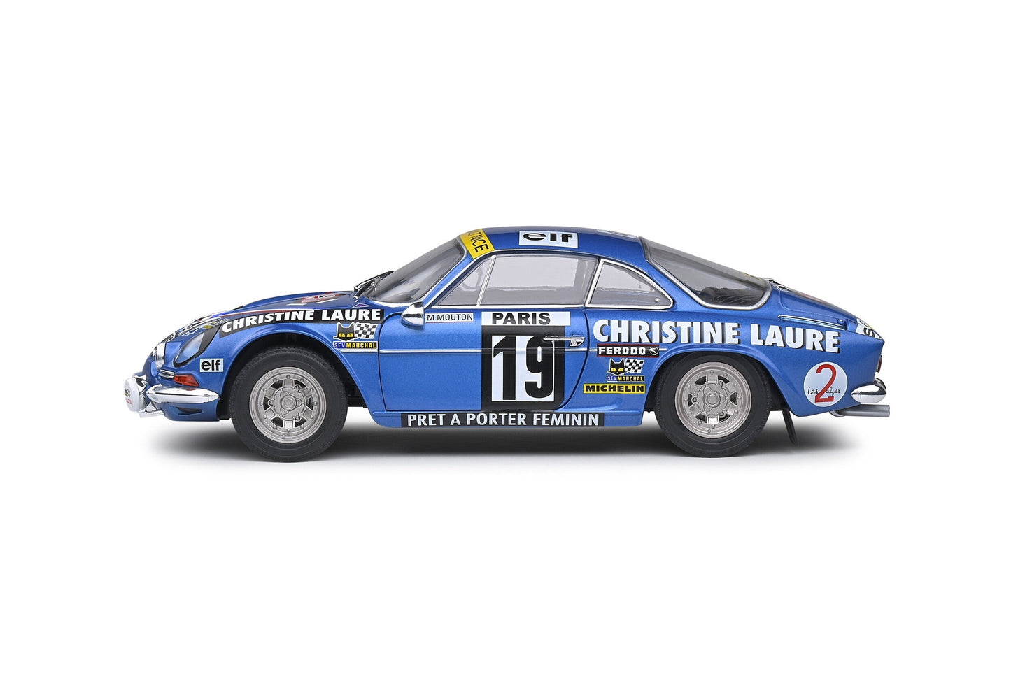 Macheta auto Alpine A110 1600S Rallye Monte-Carlo (1976) 1:18 Solido