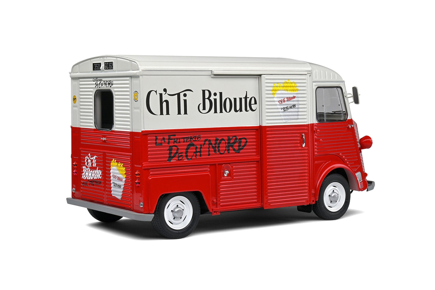 Macheta auto Citroen Type Hy Friterie Ch'Ti Biloute (1969) 1:18 Solido