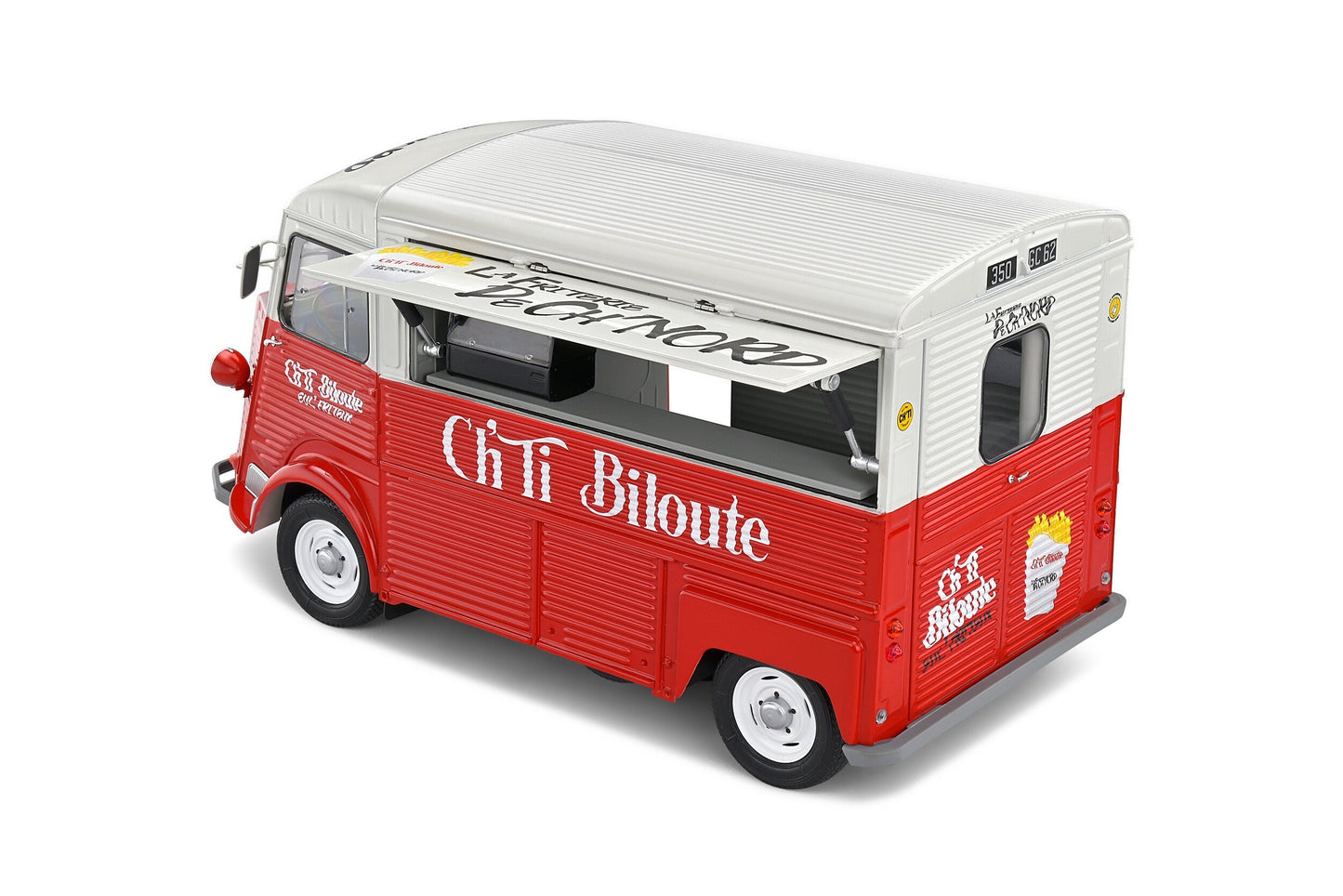 Macheta auto Citroen Type Hy Friterie Ch'Ti Biloute (1969) 1:18 Solido