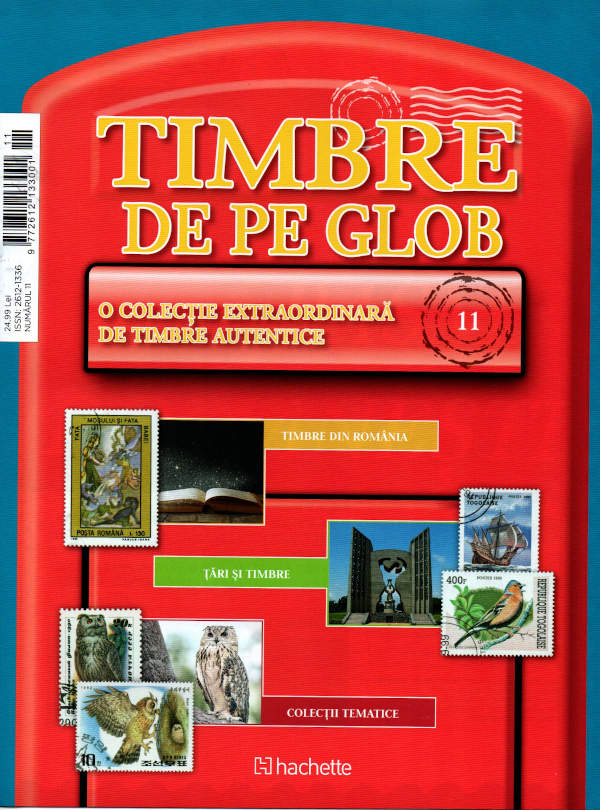 Timbre de pe Glob Nr.11, Hachette