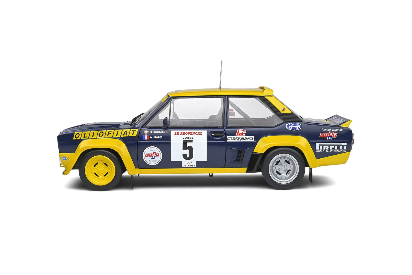 Macheta auto Fiat 131 Abarth Tour de Corse (1977) 1:18 Solido