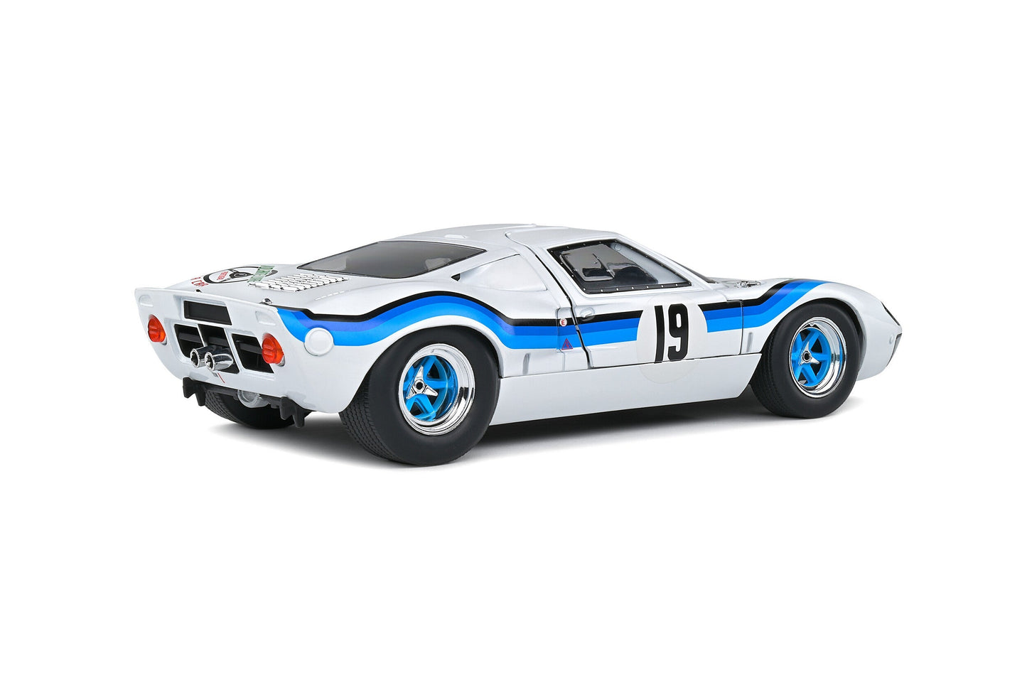 Macheta auto FORD GT40 MK.1 WHITE #19 E.MARTA ANGOLA CHAMPIONSHIP (1973) 1:18 Solido