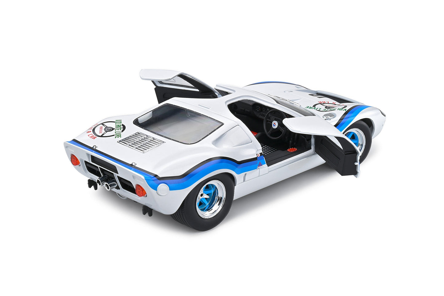 Macheta auto FORD GT40 MK.1 WHITE #19 E.MARTA ANGOLA CHAMPIONSHIP (1973) 1:18 Solido