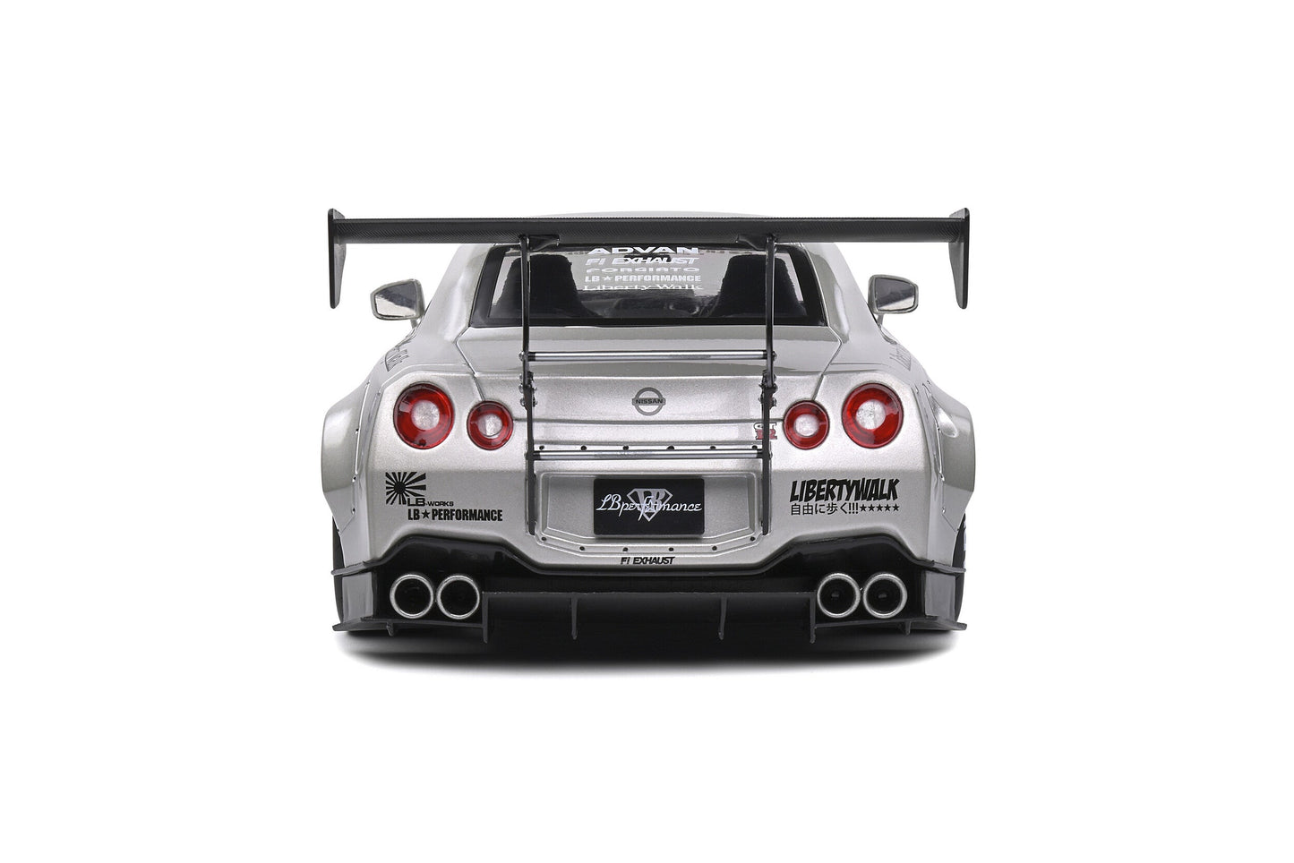 Macheta auto Nissan GT-R (R35) W/ Liberty Walk Body Kit 2.0  (2020) 1:18 Solido