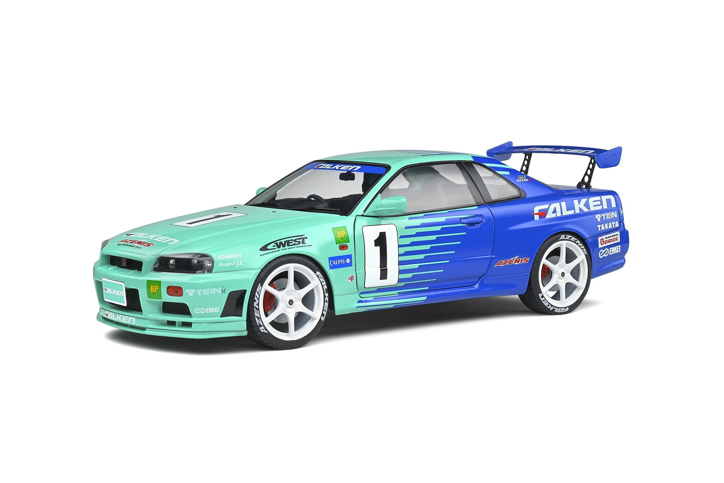 Macheta auto Nissan Skyline (R34) GT-R JGTC 2001 (1999) 1:18 Solido