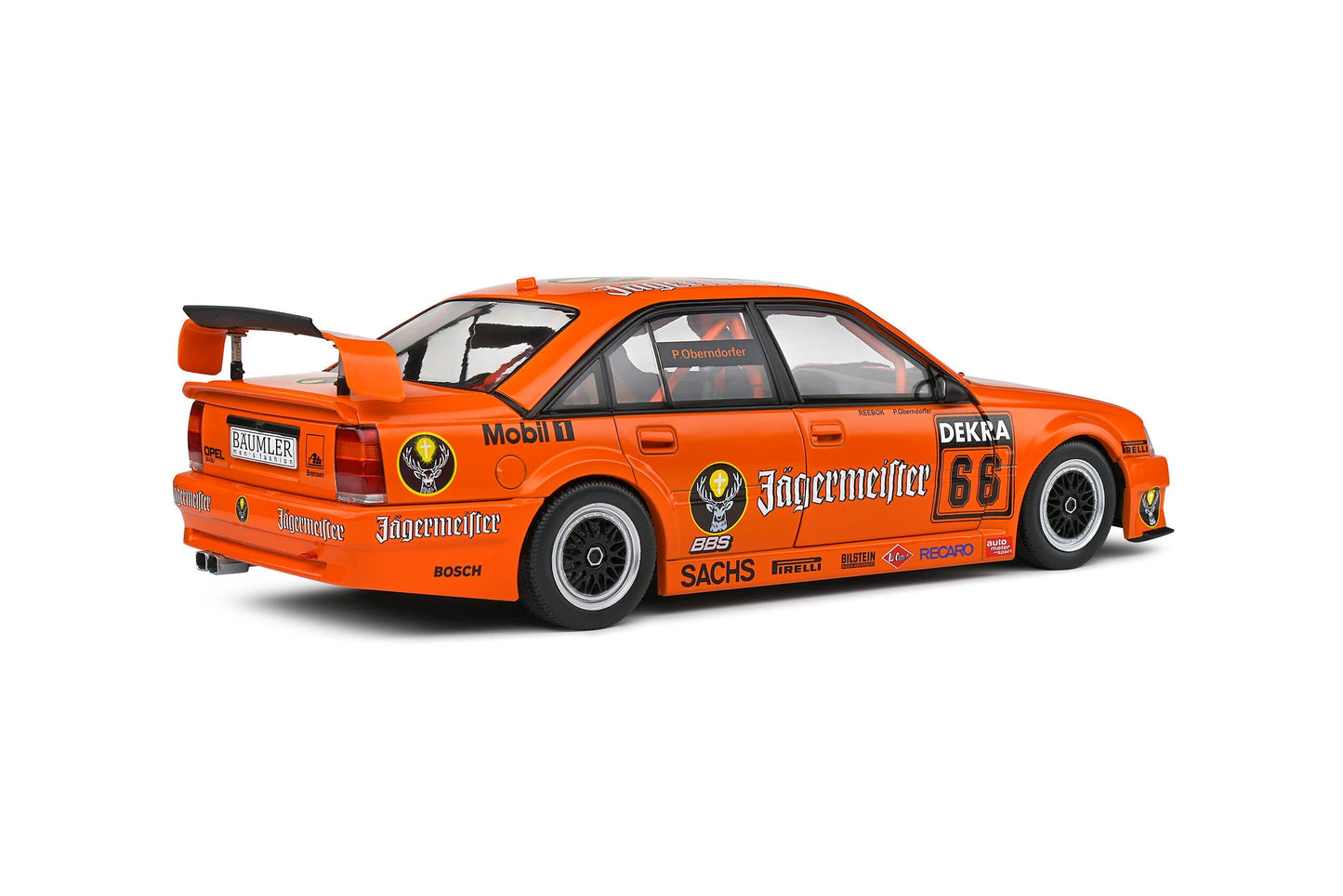 Macheta auto Opel Omega Evo 500 Orange #66 P.Oberndorfer DTM 1991 1:18 Solido