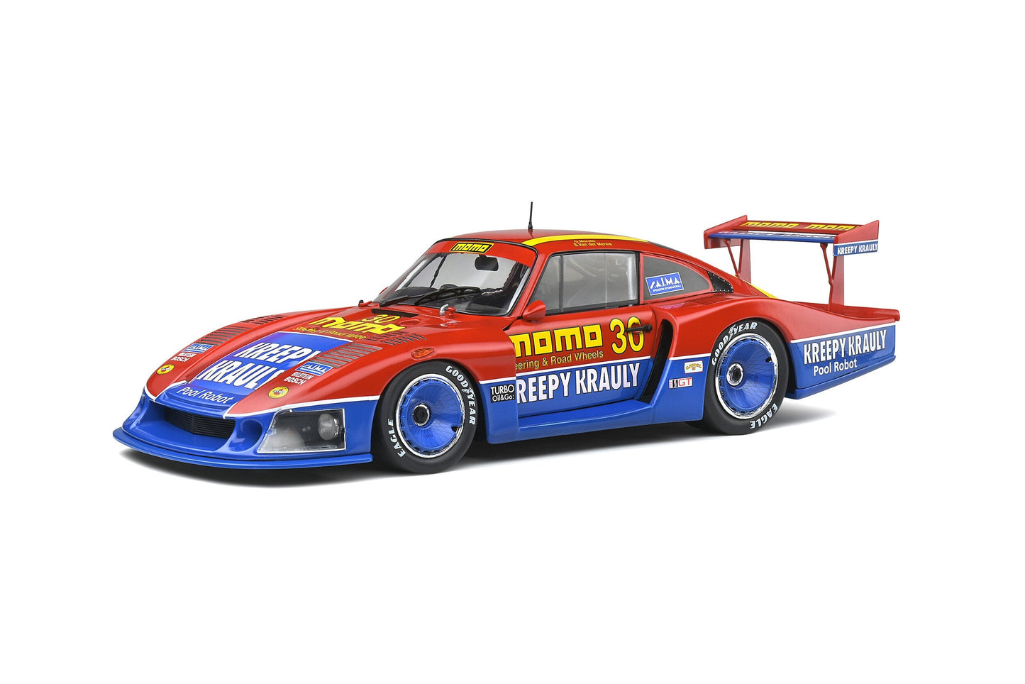 Macheta auto Porsche 935 MOBYDICK RED #30 G.MORETTI/S.VAN DER MARWE 6H MID OH 1:18 Solido