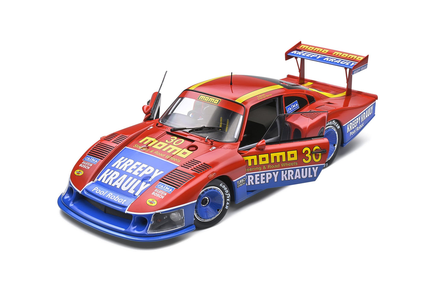 Macheta auto Porsche 935 MOBYDICK RED #30 G.MORETTI/S.VAN DER MARWE 6H MID OH 1:18 Solido