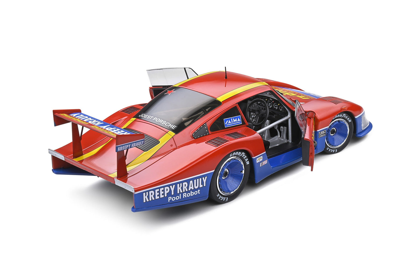 Macheta auto Porsche 935 MOBYDICK RED #30 G.MORETTI/S.VAN DER MARWE 6H MID OH 1:18 Solido