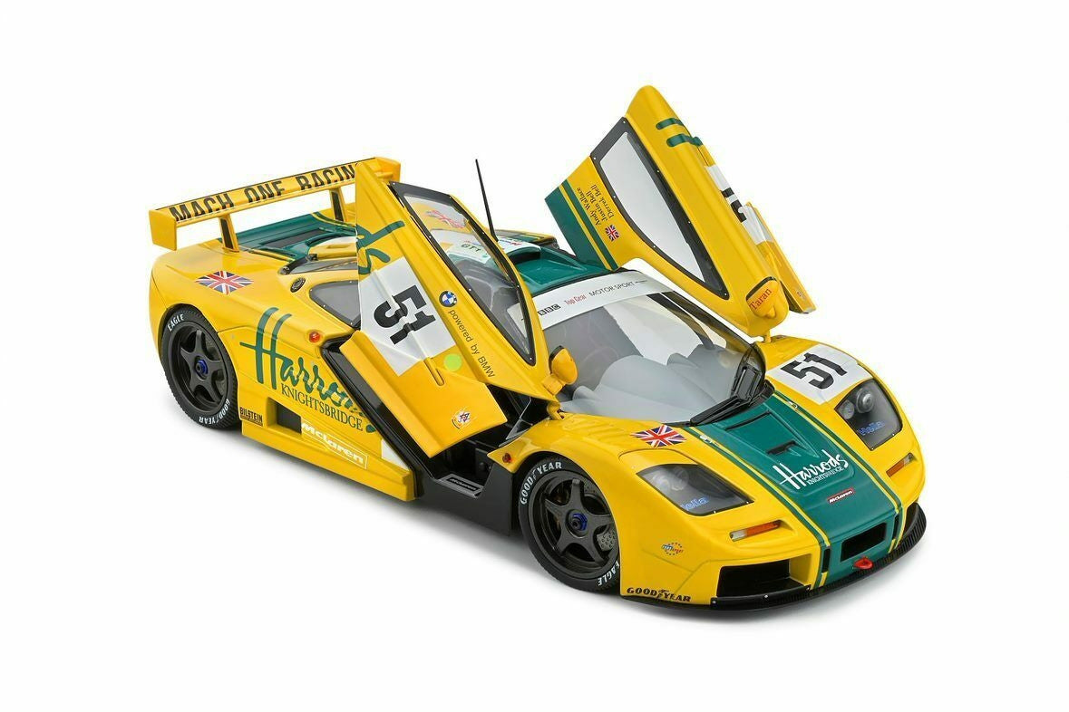 Macheta auto McLaren F1 GT-R Short Tail 24h Le Mans (1995) 1:18 Solido