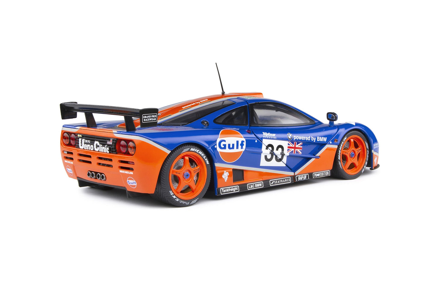 Macheta auto McLaren F1 GTR Short Tail 24H Le Mans 1996 Bellm  Letho  Weaver #33 1:18 Solido