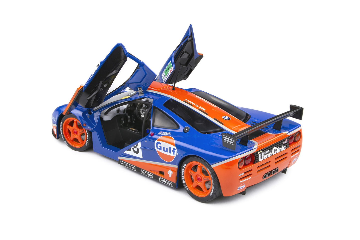 Macheta auto McLaren F1 GTR Short Tail 24H Le Mans 1996 Bellm  Letho  Weaver #33 1:18 Solido