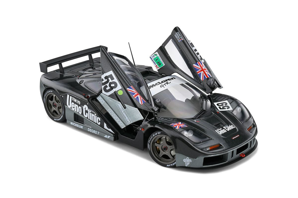 Macheta auto Mclaren F1 GTR Short Tail Black 24H Le Mans (1995) 1:18 Solido