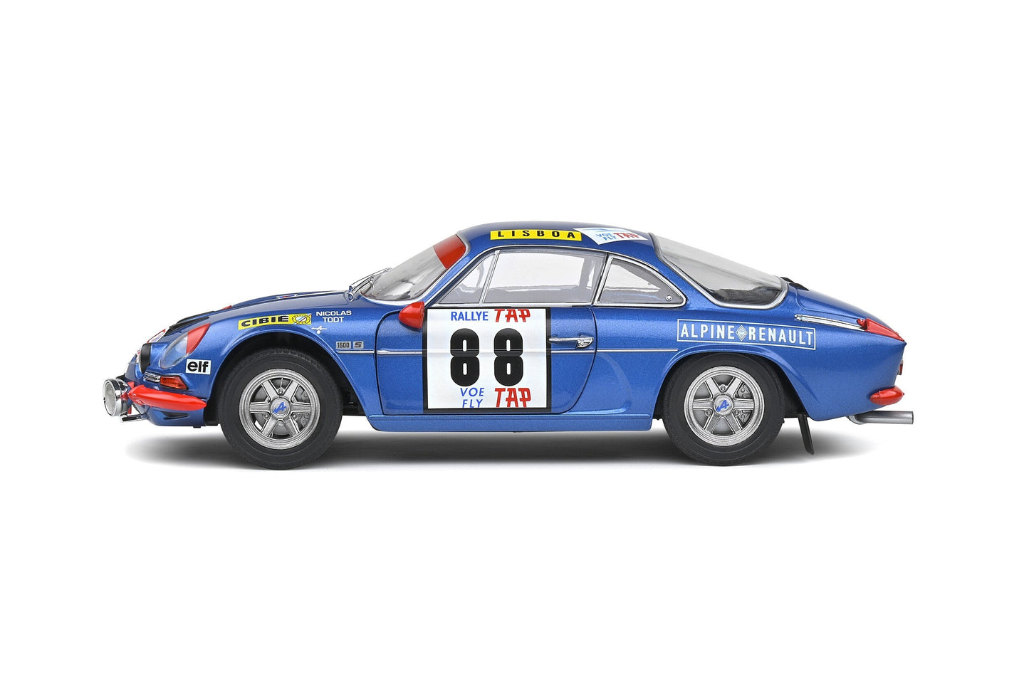 Macheta auto Alpine A110 1600S Rallye Du Portugal (1971) 1:18 Solido