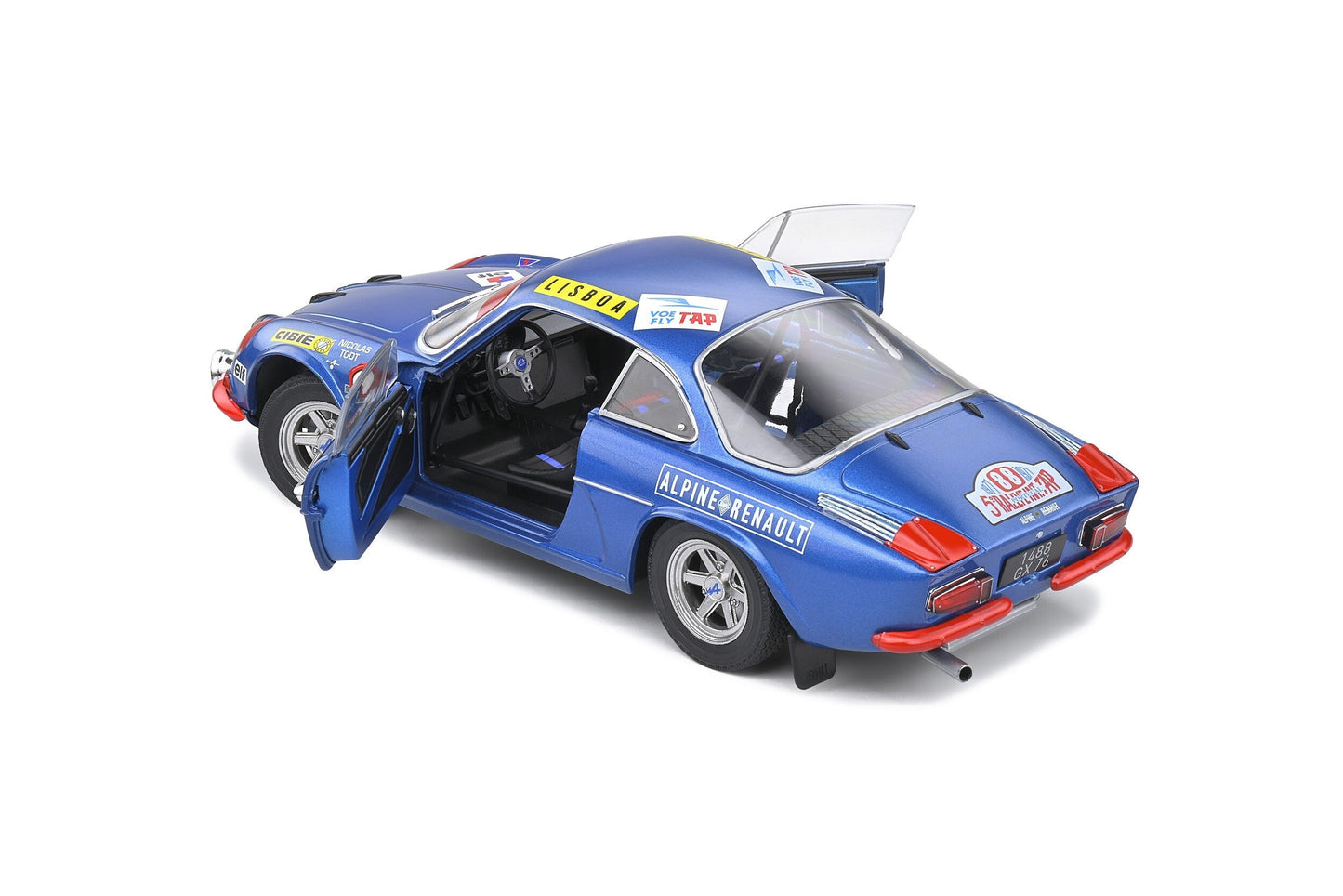 Macheta auto Alpine A110 1600S Rallye Du Portugal (1971) 1:18 Solido