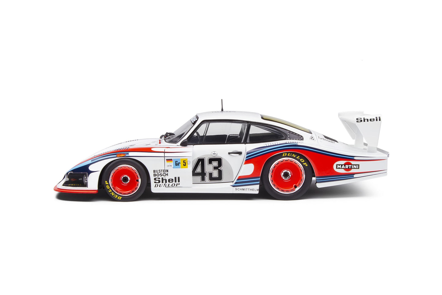 Macheta auto Porsche 935 “Moby Dick” 24H Le Mans 1978 #43 Schurti / Rolf / Stommelen 1:18 Solido