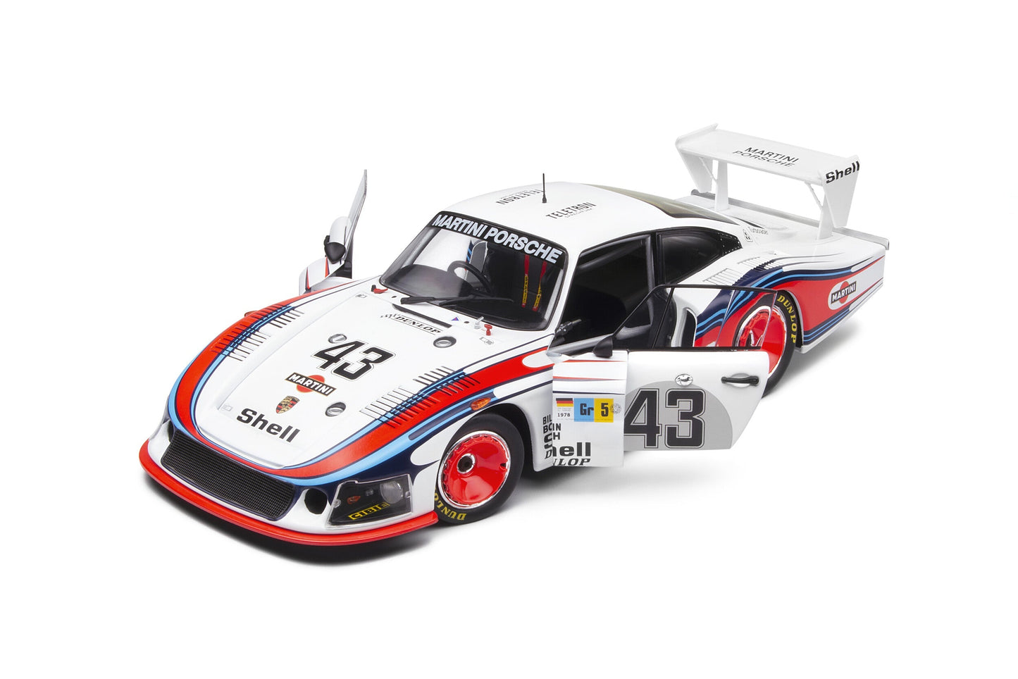 Macheta auto Porsche 935 “Moby Dick” 24H Le Mans 1978 #43 Schurti / Rolf / Stommelen 1:18 Solido