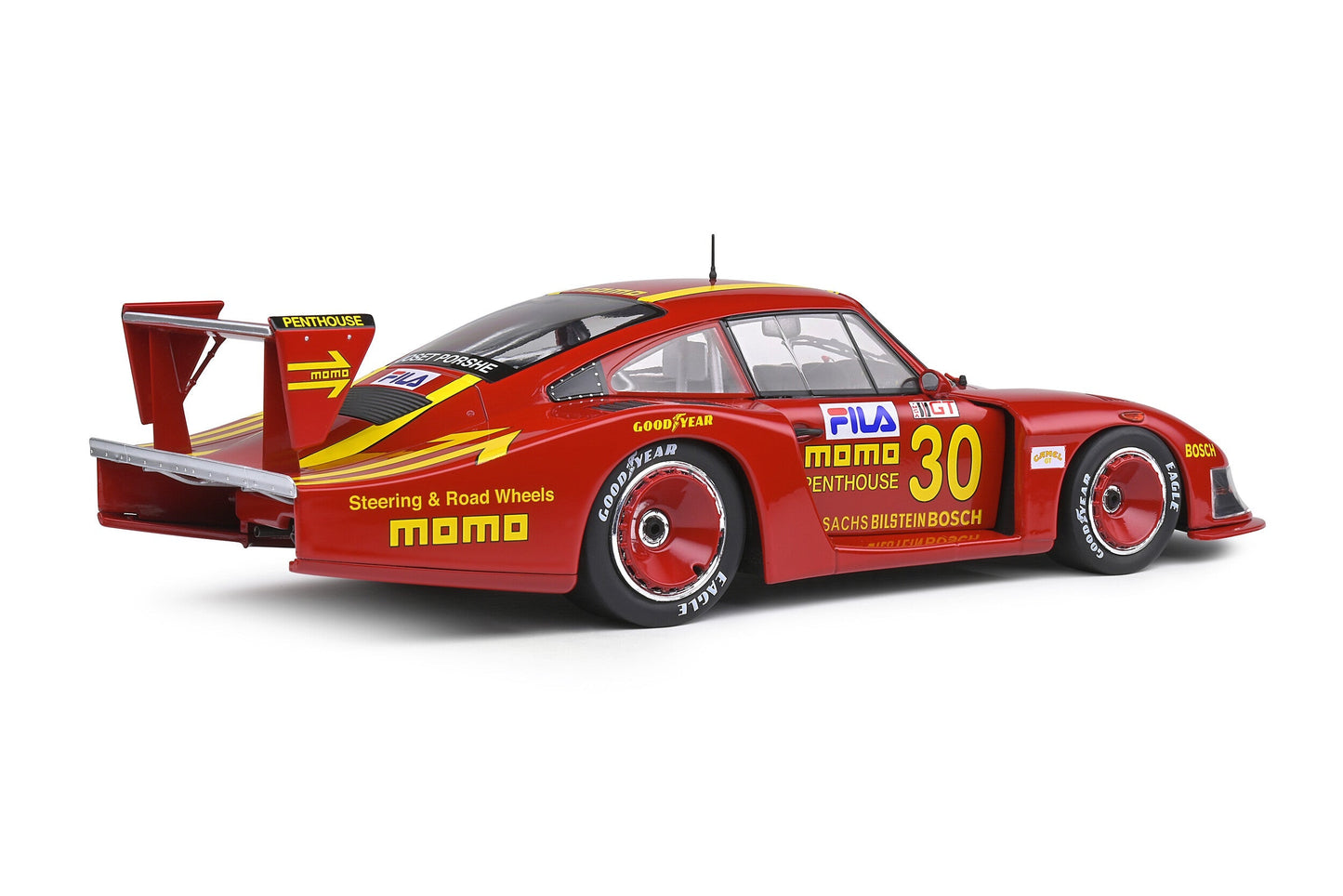 Macheta auto Porsche 935 Moby Dick 24H Le Mans 1982 #30 MORETTI 1:18 Solido