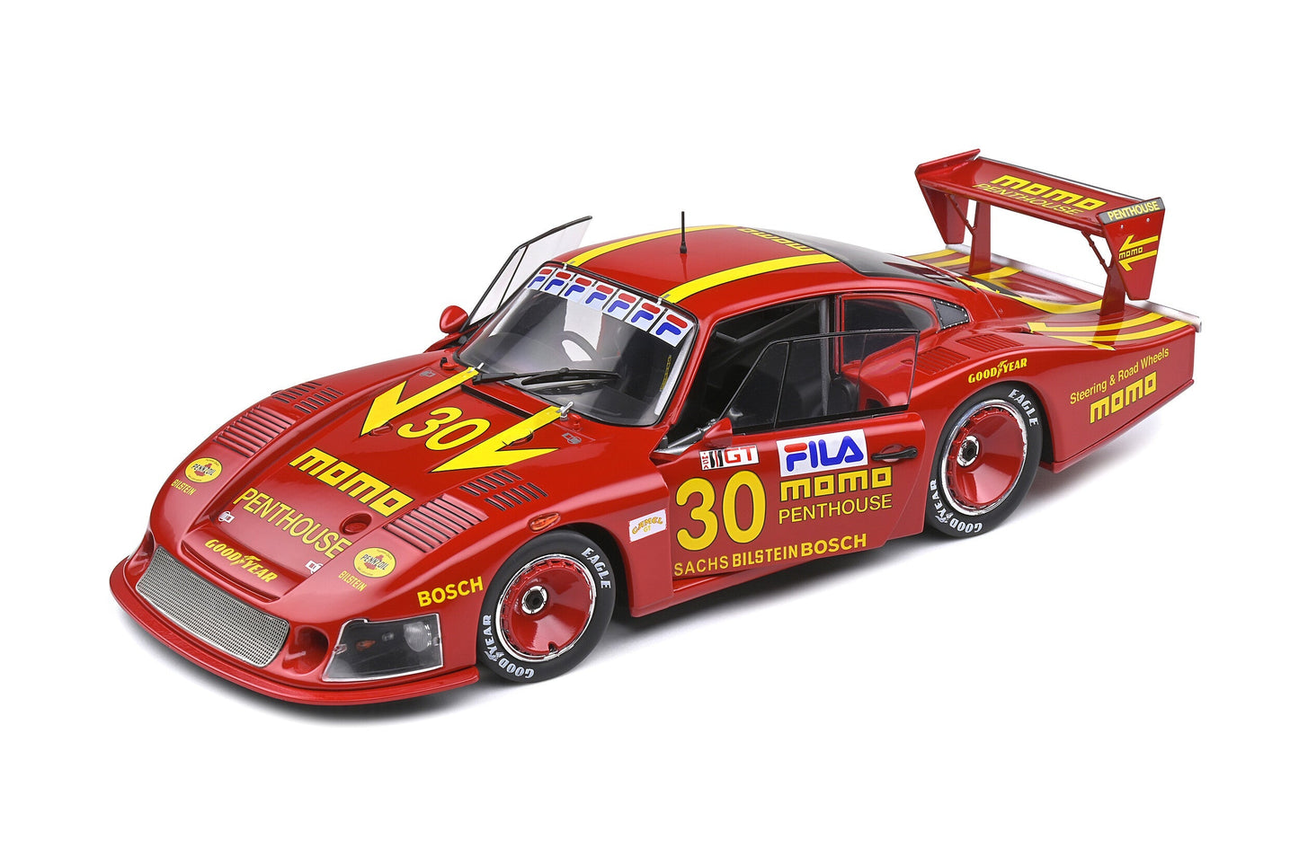 Macheta auto Porsche 935 Moby Dick 24H Le Mans 1982 #30 MORETTI 1:18 Solido